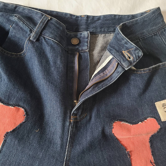 Alive Ghana Custom Upcycled Men's Skater Jeans, 30/27 - Picture 5 of 6